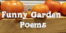 funny garden poems