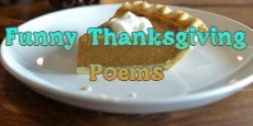 Funny Thanksgiving Poems