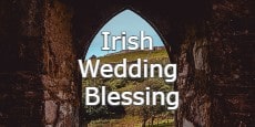 Irish Wedding Blessing