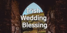 Irish wedding blessing