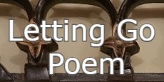 letting go poems