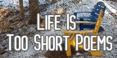 Life Is Too Short Poems
