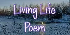 living life poem