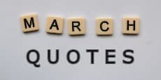 March Quotes