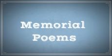 memorial poems