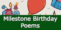 Milestone Birthday Poems