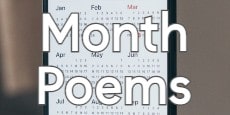 month poems