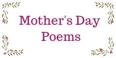 Mothers Day Poems