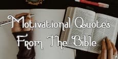 Motivational Quotes From The Bible