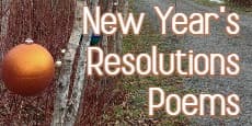 New Year's Resolutions Poems
