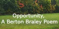 Opportunity, A Berton Braley Poem