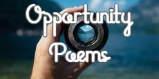 opportunity poems