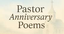 Pastor anniversary poems