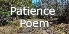 patience poem