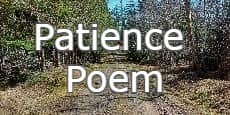 Patience Poem