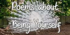 poems about being yourself