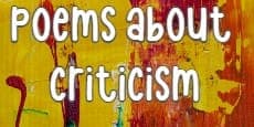 Poems About Criticism