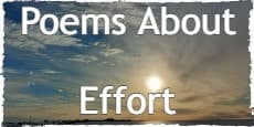 Poems About Effort