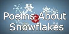 Poems About Snowflakes