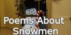 poema about snowman