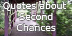 quotes about second chances