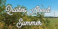 quotes about summer