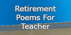 Retirement Poems For Teacher
