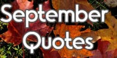 September Quotes