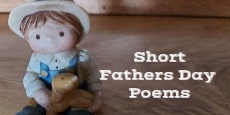 short fathers day poems