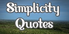 Simplicity Quotes