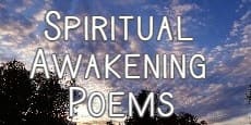 spiritual awakening poems
