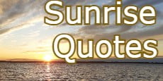 Sunrise Quotes