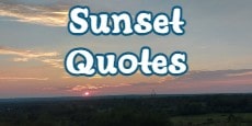 sunset quotes