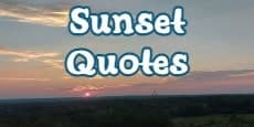 Sunset Quotes