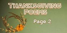 Thanksgiving Poems Page 2