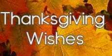 Thanksgiving Wishes