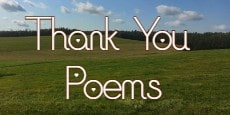 Thank You Poems