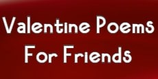 Valentines Poems For Friends