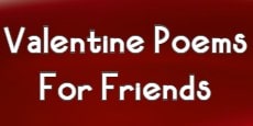 Valentine Poems For Friends