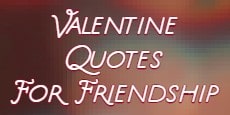 Valentines Quotes For Friendship