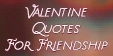 Valentines Quotes for Friendship