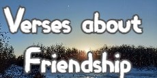 Verses About Friendship