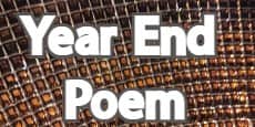 Year End Poem